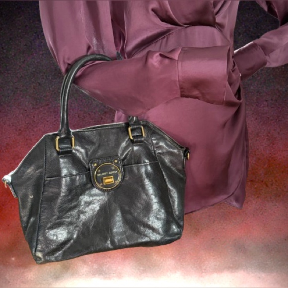 Elliott Lucca genuine leather satchel